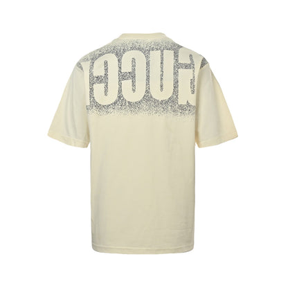 25ss Inkjet large letter logo print short sleeves