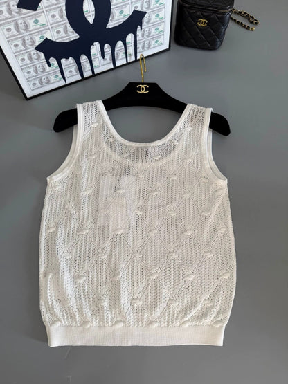 25 new diamond texture knitted vest
