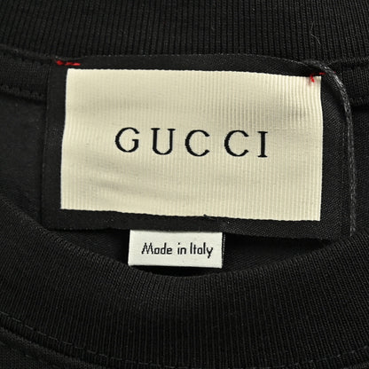 25ss Double G gold logo embroidered short sleeves