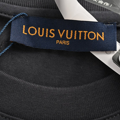 25ss Heavy embroidered logo short sleeves