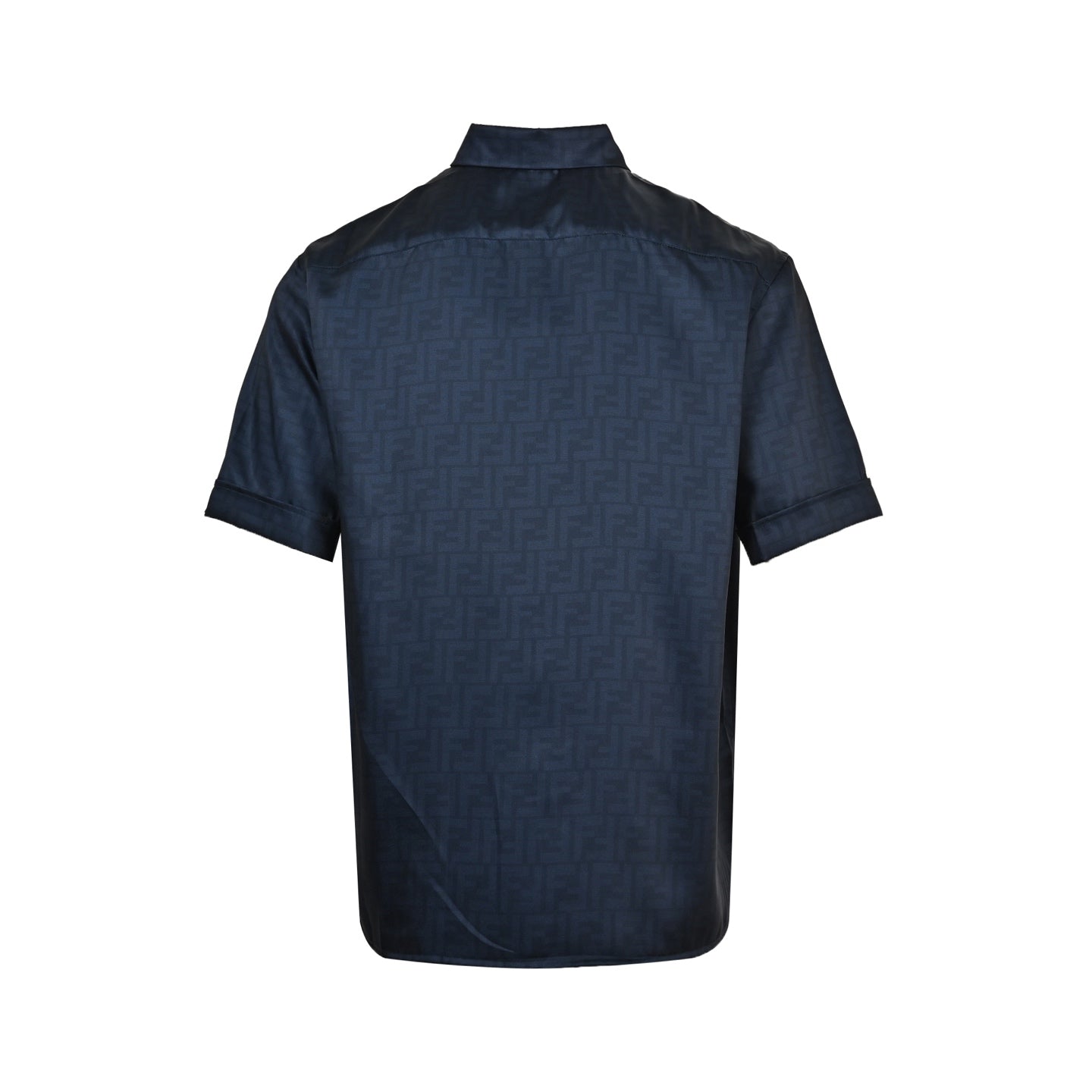 25ss full width FF jacquard dark pattern set short sleeved shirt
