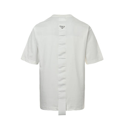 25ss Short sleeves with triangle logo on the back