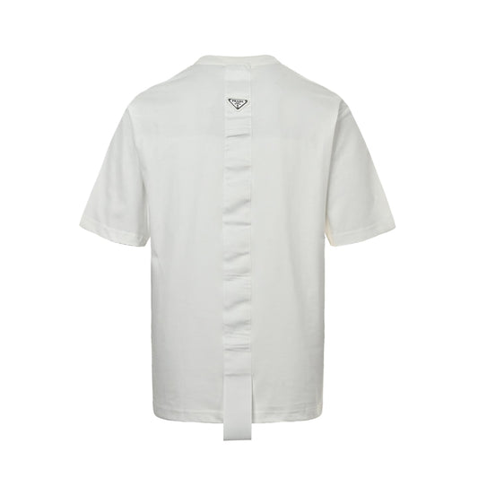 25ss Short sleeves with triangle logo on the back