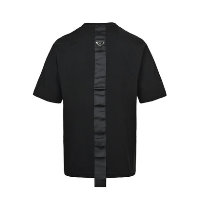 25ss Short sleeves with triangle logo on the back