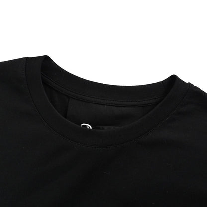 embroidered letter logo short sleeves