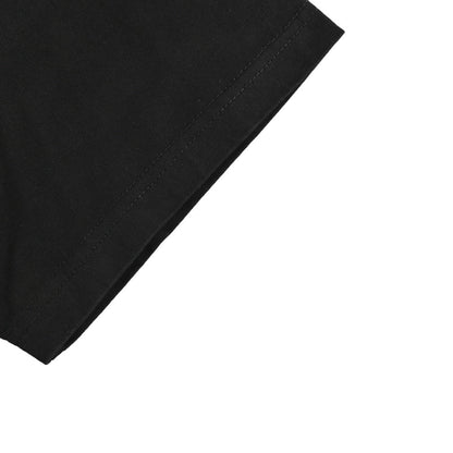 25SS Washed letter embroidered round neck short sleeves