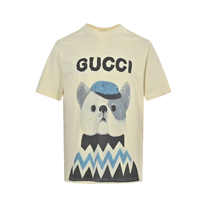 25ss Funny cartoon series printed short sleeves