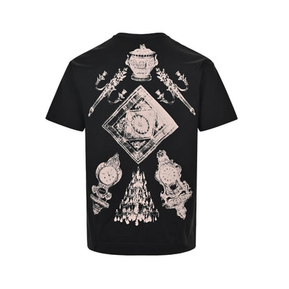 Museum art display printed short sleeves