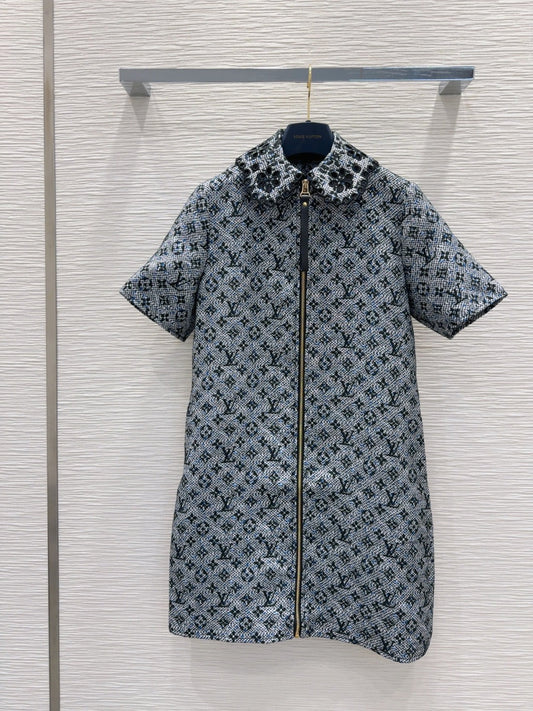25 New Dress Blue Cotton