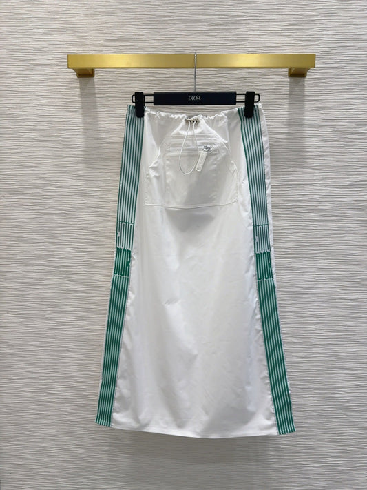 D 25SS New Arrival Side Logo Long Dress