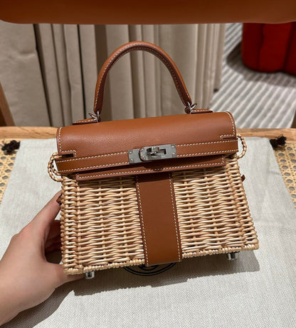 Kelly 20 Picnic Gold Bamboo And Rattan