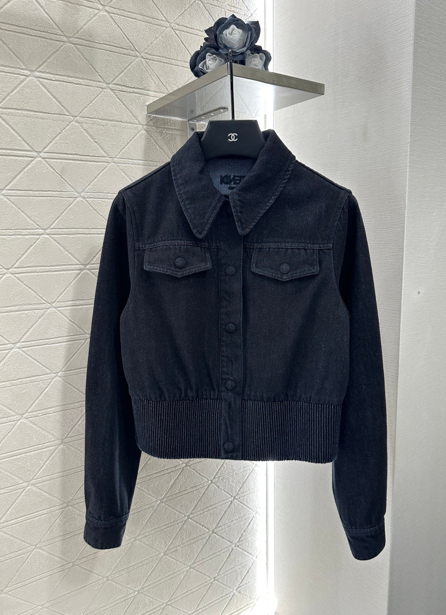 25 Retro Denim Jacket and Pants Set