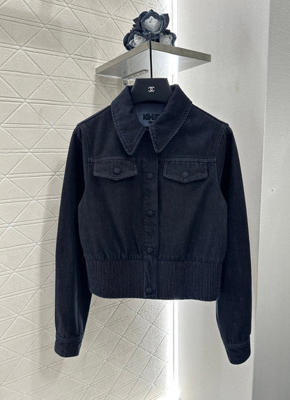 25 Retro Denim Jacket and Pants Set