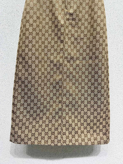 G 25 classic jacquard khaki skirt