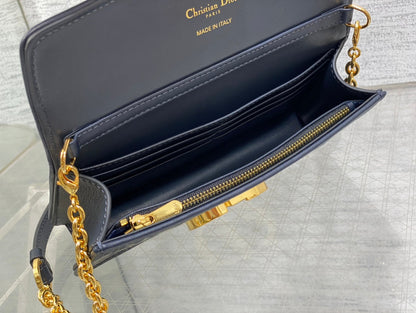 Miss Montaigne Mini Bag Blue Oblique Jacquard
