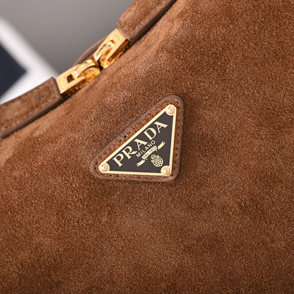 Medium Nubuck leather handbag