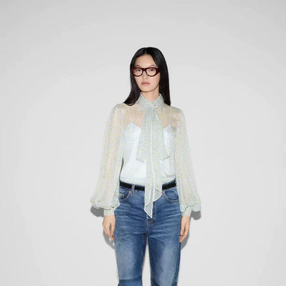 g 25ss silk buttons shirt