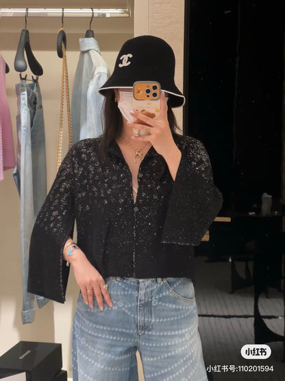 ch 25ss rhinestone jacket