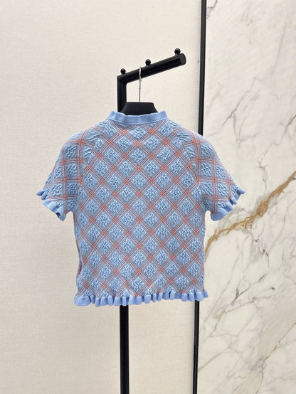 25ss knitted buttons shirt