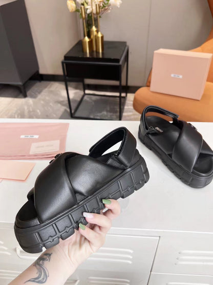 leather sandals