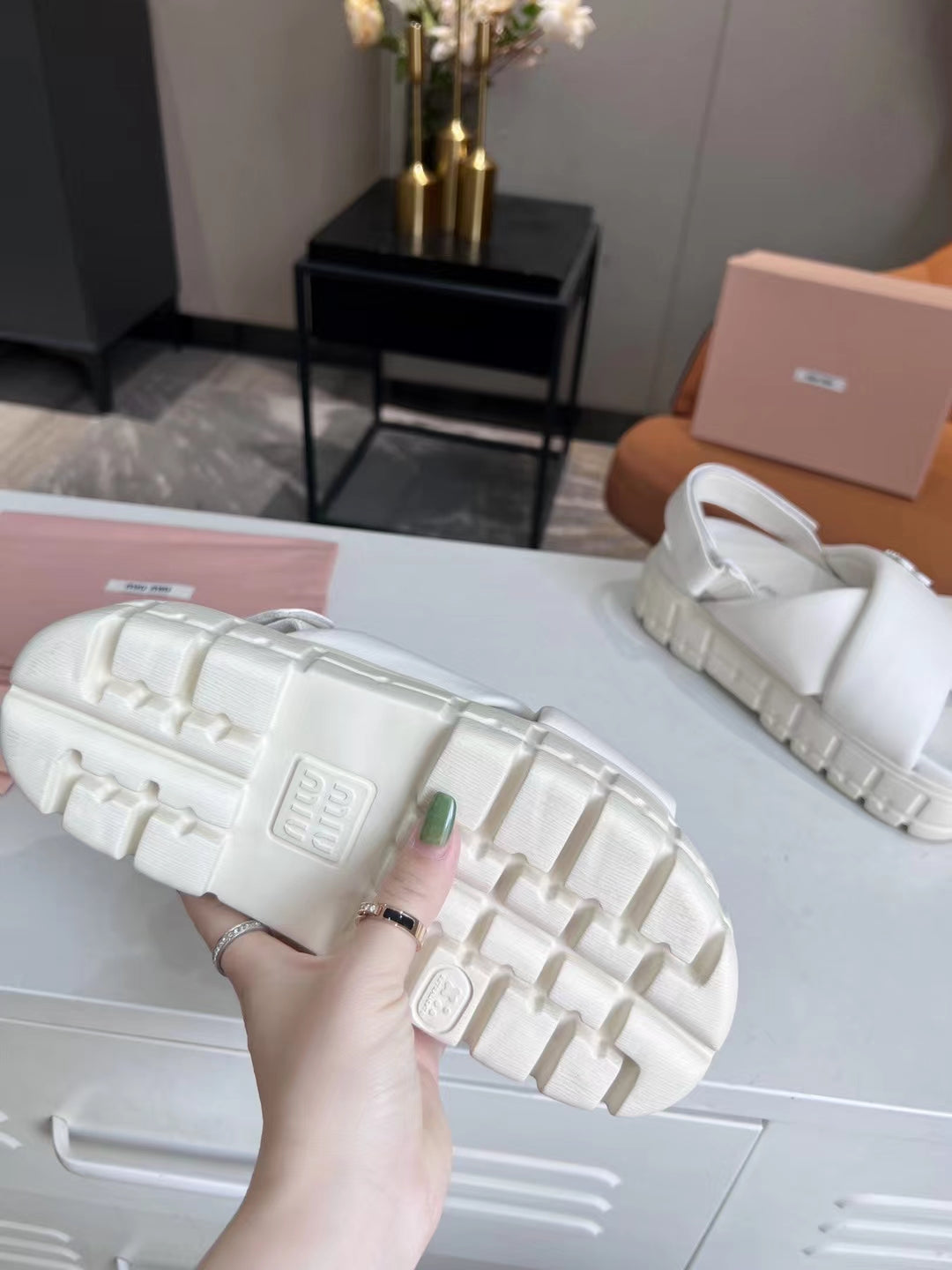 leather sandals