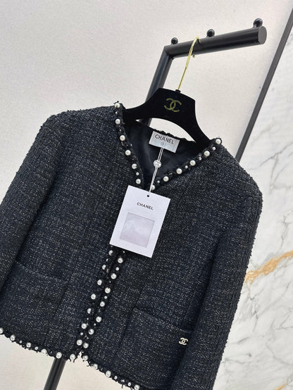ch 25ss beaded jacket