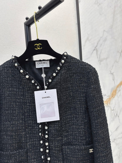 ch 25ss beaded jacket