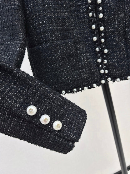 ch 25ss beaded jacket