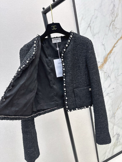 ch 25ss beaded jacket
