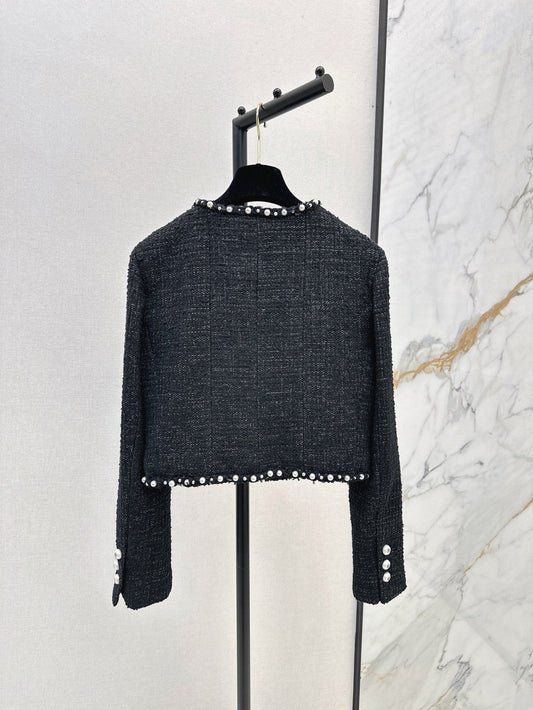 ch 25ss beaded jacket