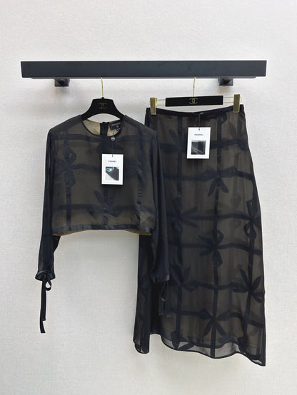 Ch 25ss Silk crop shirt