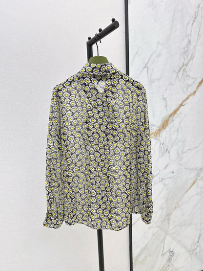 25ss Silk printed shirt