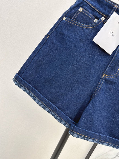 25ss vintage denim short