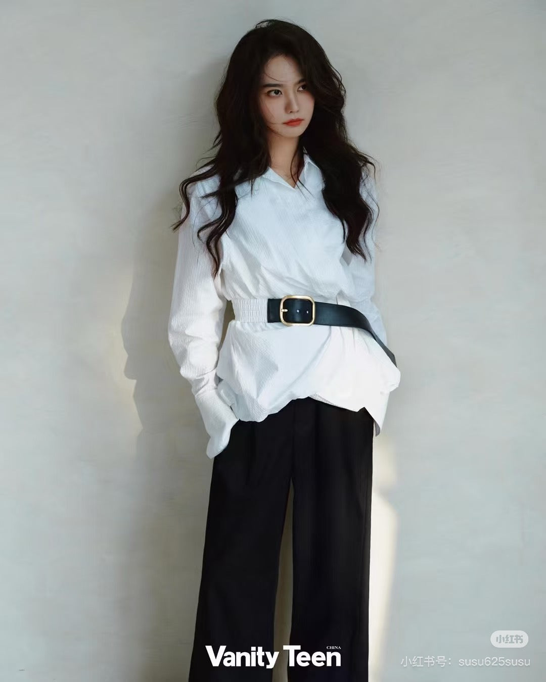 Lo 25ss belt shirt