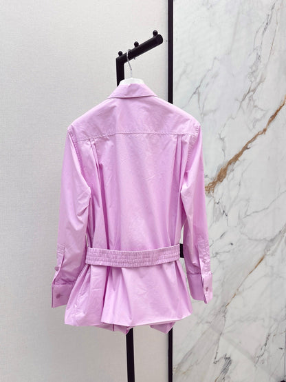 Lo 25ss belt shirt