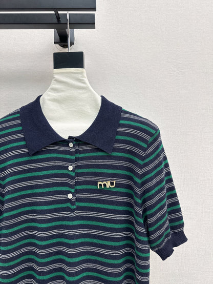 25ss knitted wool polo