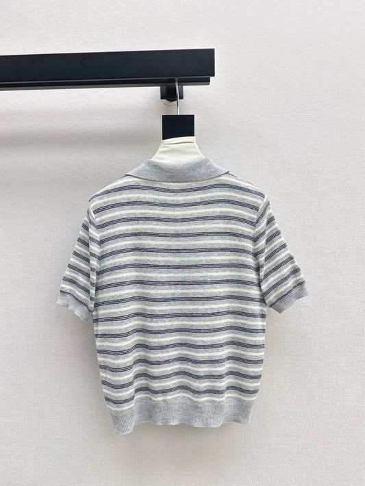 25SS KNITTED WOOL POLO