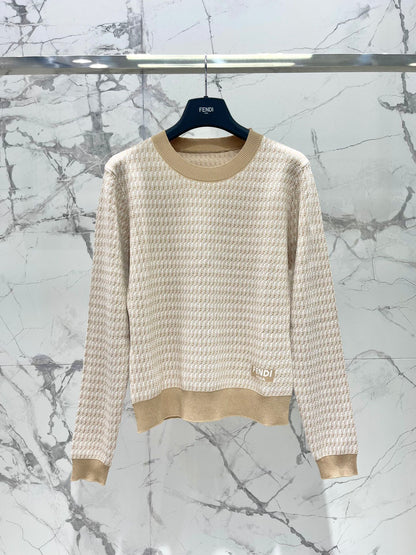 25ss jacquard knitted sweater