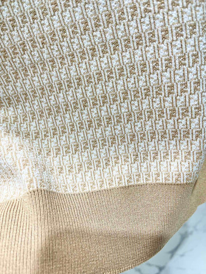 25ss jacquard knitted sweater