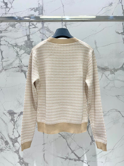 25ss jacquard knitted sweater