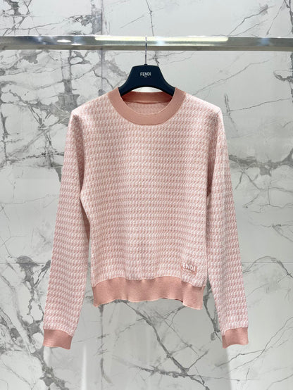 25ss jacquard knitted sweater