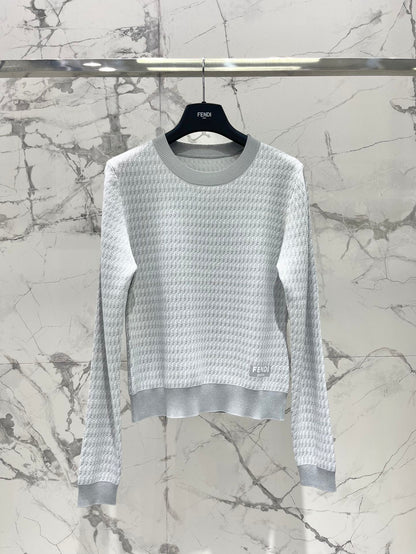 25ss jacquard knitted sweater
