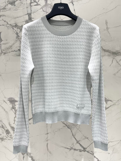 25ss jacquard knitted sweater
