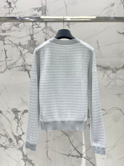 25ss jacquard knitted sweater
