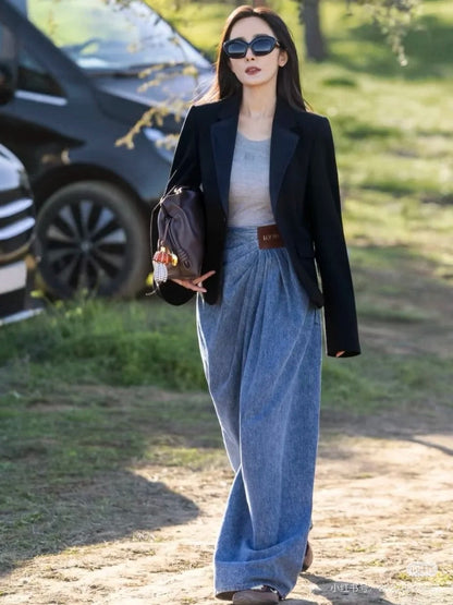 Lo 25ss pleated jeans