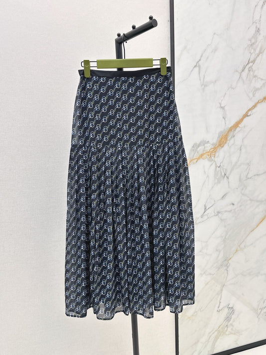 25ss printed skirt