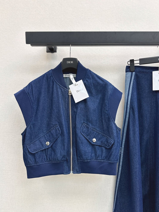 25ss denim vest