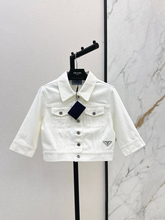25SS DENIM CROP T-shirt