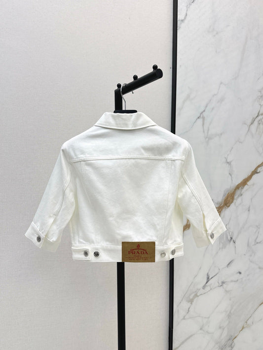 25SS DENIM CROP T-shirt