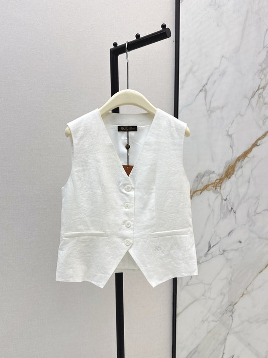 25ss linen vest